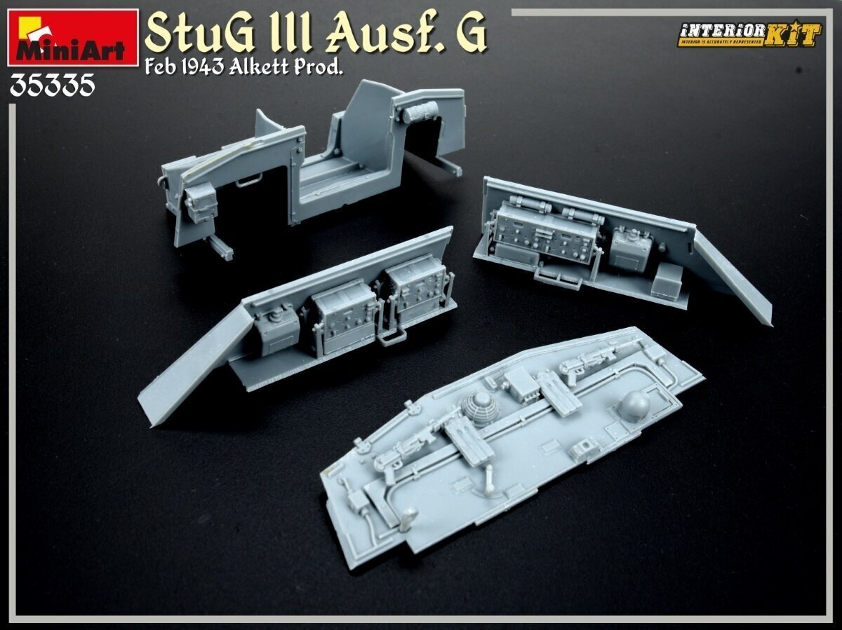 Miniart - StuG III Ausf. G Feb 1943 Alkett Prod. - Interior Kit, 1/35, 35335 cena un informācija | Konstruktori | 220.lv