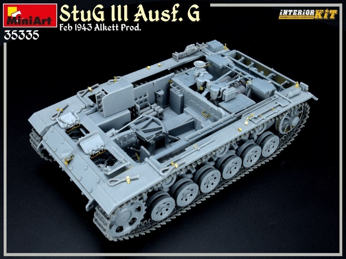 Miniart - StuG III Ausf. G Feb 1943 Alkett Prod. - Interior Kit, 1/35, 35335 cena un informācija | Konstruktori | 220.lv