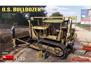 Сборная пластиковая модель Miniart - U.S. Bulldozer, 1/35, 38022 цена и информация | Конструкторы и кубики | 220.lv