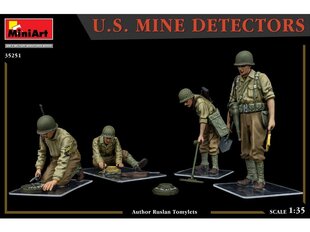 Сборная пластиковая модель Miniart - U.S. Mine Detectors, 1/35, 35251 цена и информация | MiniArt Товары для детей и младенцев | 220.lv