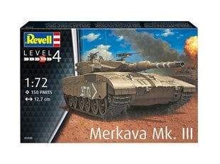 Сборная пластиковая модель Revell - Merkava Mk.III, 1/72, 03340 цена и информация | Конструкторы и кубики | 220.lv