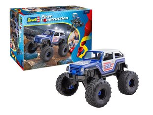 Сборная пластиковая модель Revell - First Construction Monster Truck, 1/20, 00919 цена и информация | Kонструкторы | 220.lv