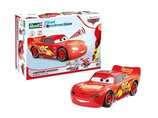 Сборная пластиковая модель Revell - First Construction Lightning McQueen Disney Cars Auto with Light&Sound, 1/20, 00920 цена и информация | Конструкторы | 220.lv