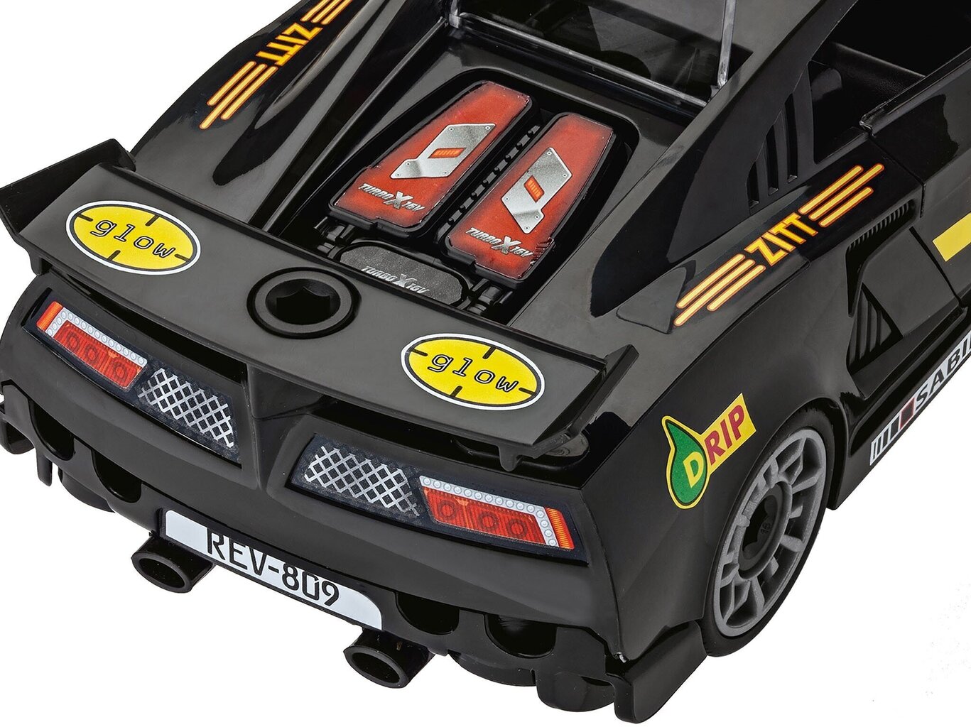 Revell - First Construction Race Car Black, 1/20, 00923 cena un informācija | Konstruktori | 220.lv