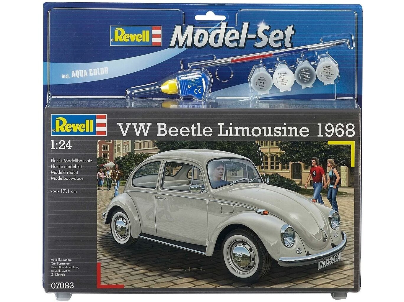 Revell - VW Beetle Limousine 1968 dāvanu komplekts, 1/24, 67083 цена и информация | Konstruktori | 220.lv