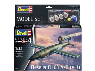 Сборная пластиковая модель Revell - Fieseler Fi103 V-1 подарочный набор, 1/32, 63861 цена и информация | Конструкторы и кубики | 220.lv