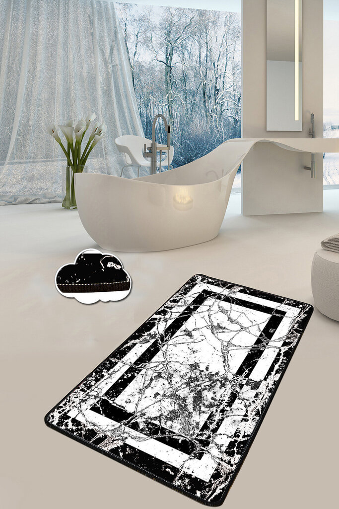 Asir vannas istabas paklājiņš Marmor, 70x120 cm цена и информация | Vannas istabas aksesuāri | 220.lv