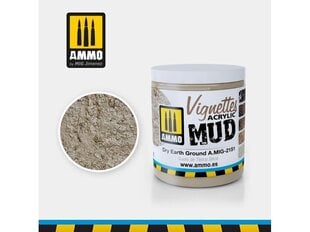 Sausās smiltis modelēšanai AMMO MIG - DRY EARTH GROUND, 100ml. AMIG2151 цена и информация | Принадлежности для рисования, лепки | 220.lv