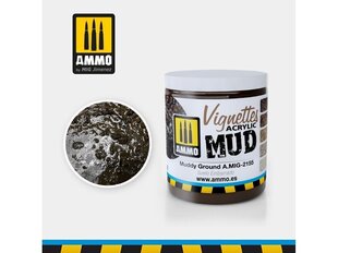 Sausās smiltis modelēšanai AMMO MIG - MUDDY GROUND, 100ml. AMIG2155 cena un informācija | Modelēšanas un zīmēšanas piederumi | 220.lv