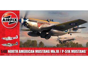 Сборная пластиковая модель Airfix - North American Mustang Mk.IV / P-51K Mustang, 1/48, A05137 цена и информация | Kонструкторы | 220.lv