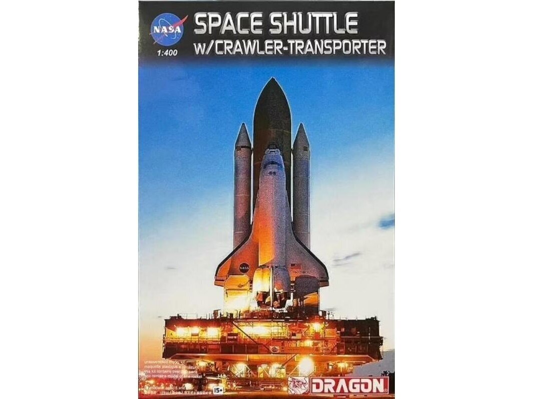 Plastmasas modeļu komplekts Dragon - Space Shuttle with Crawler Transporter Launching Pad, 1/400, 11023 cena un informācija | Konstruktori | 220.lv