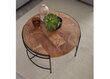 Kafijas galdiņš Acacia, 62x40 cm, brūns/melns cena un informācija | Žurnālgaldiņi | 220.lv