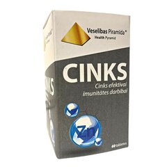 Cinks tab. N60 cena un informācija | Vitamīni, preparāti, uztura bagātinātāji imunitātei | 220.lv