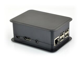 Корпус Teko для модели Raspberry Pi 3/2/B+ с GPIO Hat, черный цена и информация | Электроника с открытым кодом | 220.lv