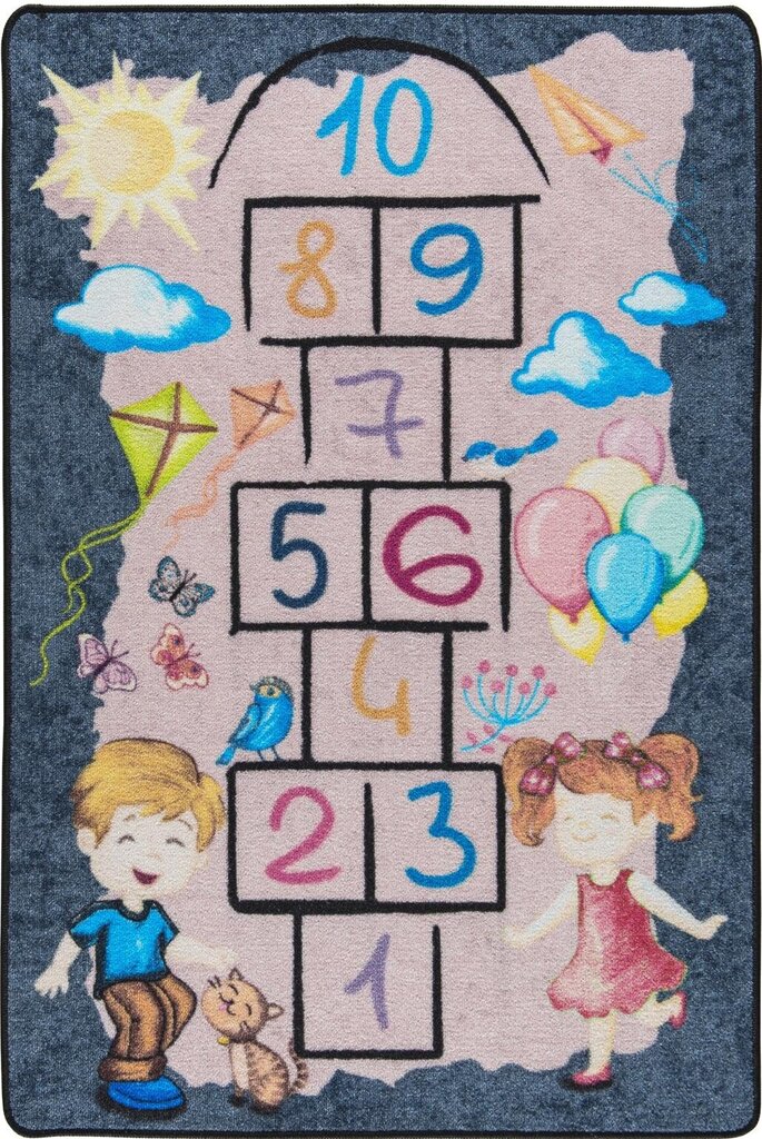 Bērnu paklājs Street Game, 133x190 cm цена и информация | Paklāji | 220.lv