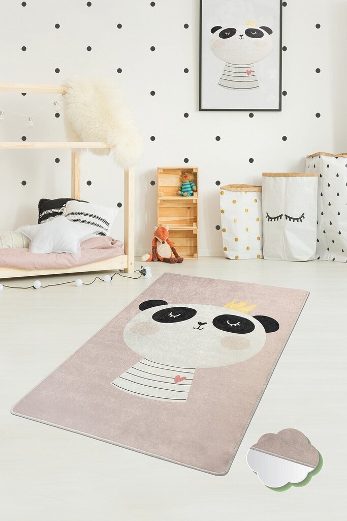 Bērnu paklājs King Panda, 140x190 cm cena un informācija | Paklāji | 220.lv