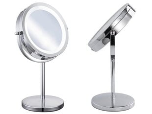 Iebūvējams spogulis ar LED apgaismojumu 15 cm cena un informācija | Kosmētikas somas, spoguļi | 220.lv