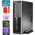 Стационарный компьютер HP 8100 Elite SFF i5-750 8GB 240SSD GT1030 2GB DVD WIN10Pro [refurbished]