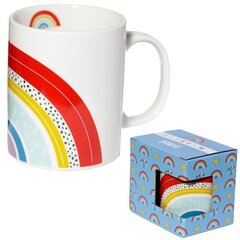 Porcelāna krūze - SOMEWHERE RAINBOW cena un informācija | Glāzes, krūzes, karafes | 220.lv