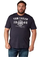 T-krekls ar īsām piedurknēm vīriešiem Tom Tailor, zils cena un informācija | Vīriešu T-krekli | 220.lv