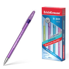 Gēla pildspalva zila ErichKrause R-301 Spring Gel Stick 0.5, 12 gab. iepakojumā цена и информация | Письменные принадлежности | 220.lv