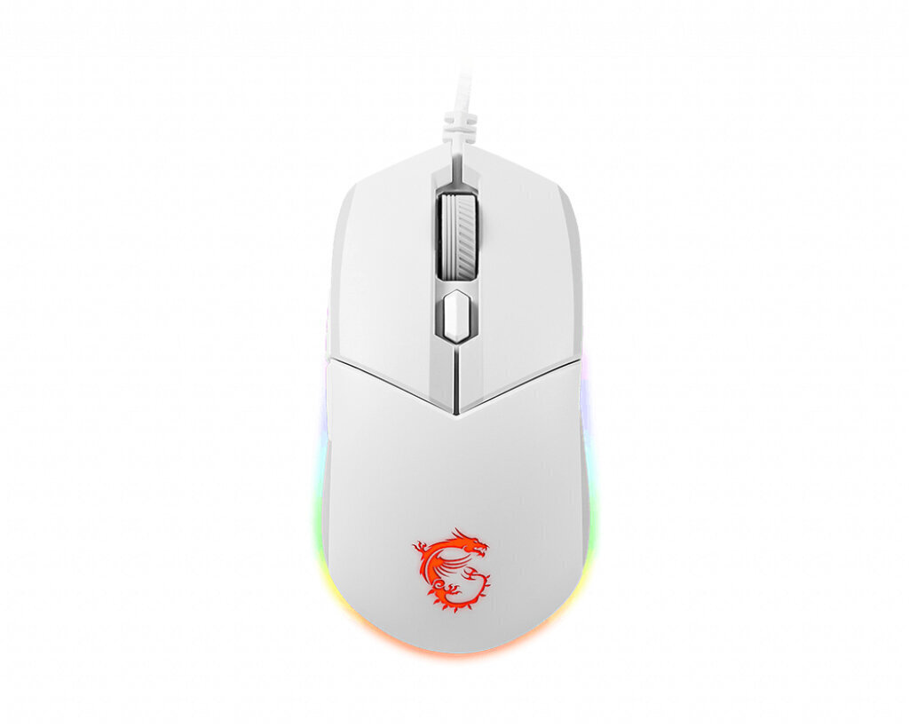 MOUSE USB OPTICAL GAMING/CLUTCH GM11 WHITE MSI цена и информация | Peles | 220.lv