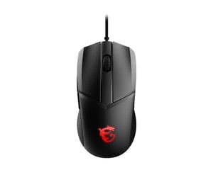 Īpaši viegla optiskā spēļu pele MSI Clutch GM41 Lightweight V2, tikai 65g, OMRON slēdži, ar apgaismojumu цена и информация | Мыши | 220.lv