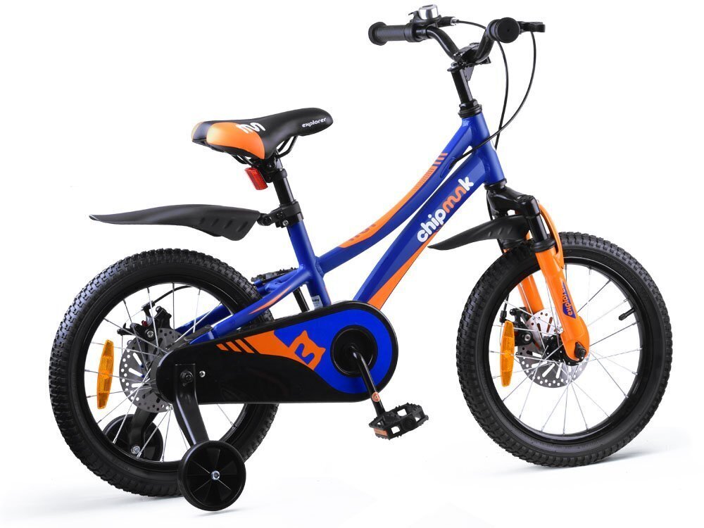 Bērnu velosipēds "Royal Baby Explorer Chipmunk 16", zils цена и информация | Velosipēdi | 220.lv