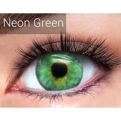Krāsainās kontaktlēcas, Sofclear Enhance Neon Green cena un informācija | Kontaktlēcas | 220.lv