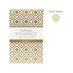 Krāsainās kontaktlēcas, Sofclear Enhance Ever Green cena un informācija | Kontaktlēcas | 220.lv