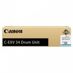 Canon Drum C-Exv 34 Cyan 3787B003 - cena un informācija | Tintes kārtridži | 220.lv