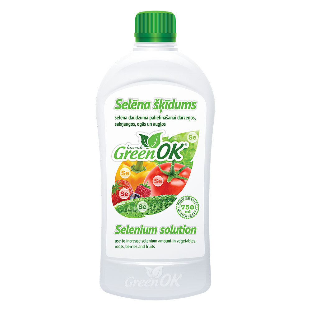 GreenOK Selēna Šķīdums 750ml цена и информация | Šķidrie mēslošanas līdzekļi | 220.lv