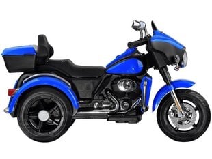Liels elektriskais motocikls, zils cena un informācija | Bērnu elektroauto | 220.lv