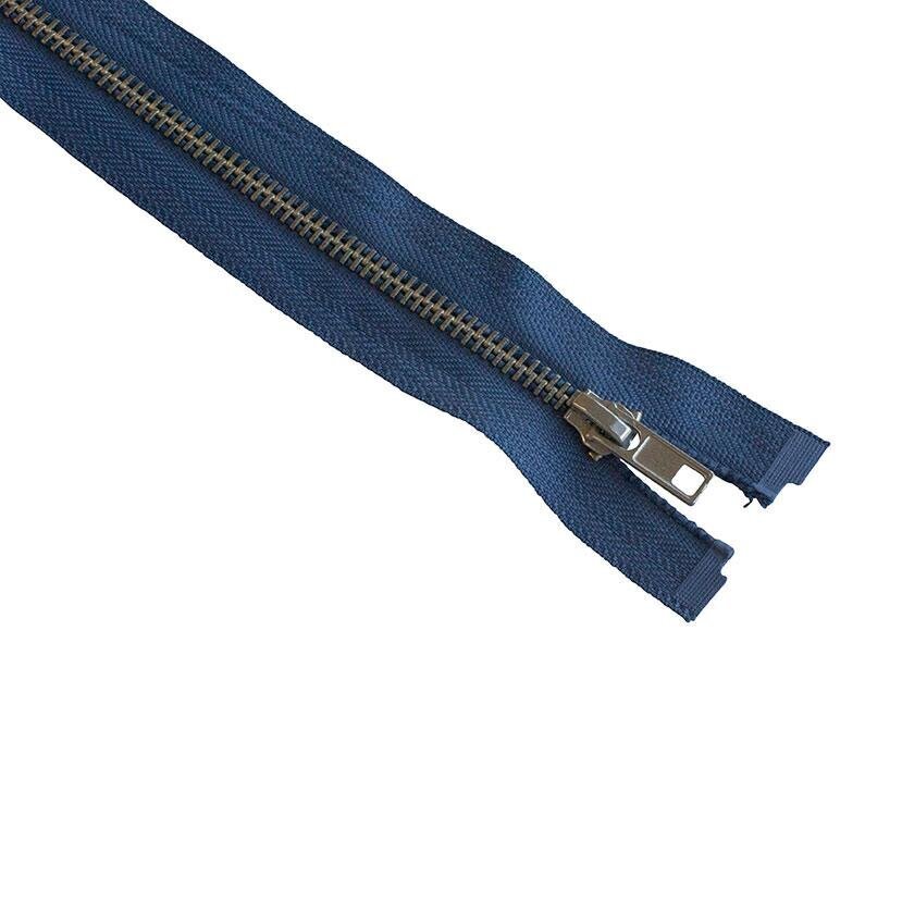 Metāla rāvējslēdzējs, 6 mm, atvērts rāvējslēdzējs, 40-75 cm, džinsa zils - 60 cena un informācija | Šūšanas piederumi | 220.lv