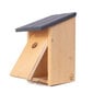 Putnu būrītis Vanes, ar pelēku jumtu, 21,5x16x31 cm cena un informācija | Putnu būri un barotavas | 220.lv