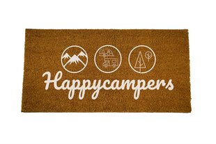 Придверный коврик Haba «Happycampers» из кокосового волокна, 25 x 50 см цена и информация | Придверный коврик | 220.lv