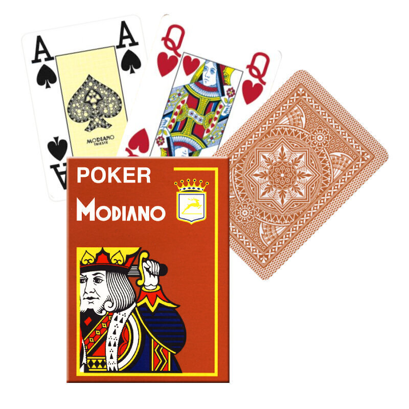 Kārtis Modiano Poker 4 Jumbo Index cena un informācija | Azartspēles, pokers | 220.lv