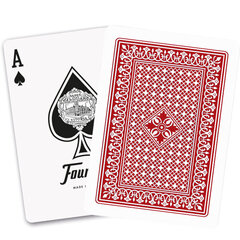 Pokera kārtis Fournier Victoria 18 (sarkanas) cena un informācija | Azartspēles, pokers | 220.lv