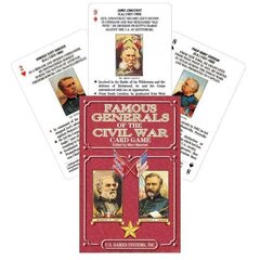 Kārtis Famous Generals of the Civil War cena un informācija | Azartspēles, pokers | 220.lv