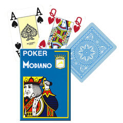Карты Modiano Poker 4 Jumbo Index цена и информация | Азартные игры | 220.lv