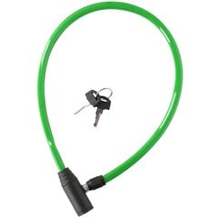 Velosipēdu slēdzene Dunlop, 0.4 x 65 cm, zaļa cena un informācija | Velo slēdzenes | 220.lv