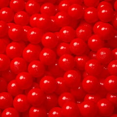 Играть в пластиковые шарики KiddyMoon для малыша 100 штук ∅ 6 см, сертифицированный продукт, произведенный в ЕС, красный цена и информация | Игрушки для малышей | 220.lv