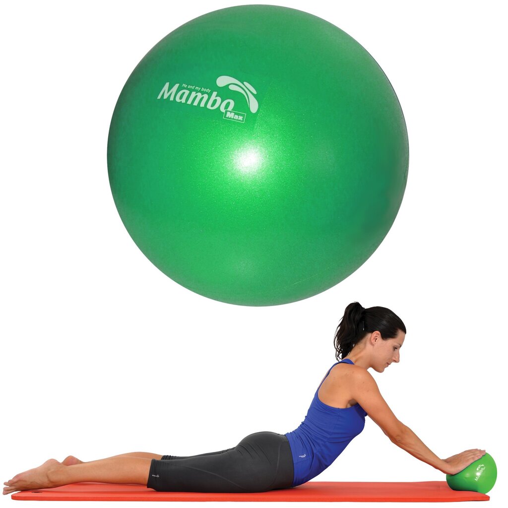 Pilates bumba Mambo Max Pilates Soft-Over-Ball, 26 cm, zaļa cena un informācija | Vingrošanas bumbas | 220.lv