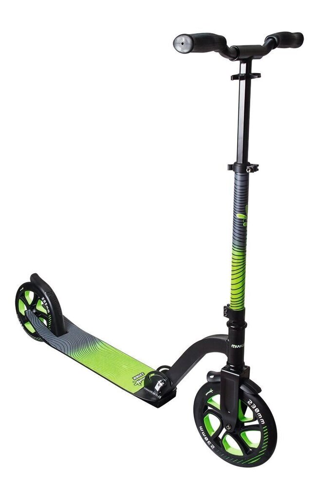 Skrejritenis - Muuwmi Aluminium Scooter PRO, 230 mm, zaļš цена и информация | Skrejriteņi | 220.lv