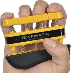 Эспандер для пальцев Flex-Ion, желтый, 0,7 кг I 2,3 кг цена и информация | Эспандеры | 220.lv