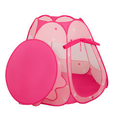 Игровая палатка с пластиковыми шариками Selonis Pop Up, 105x90 см/600 шариков, для детей, розовый: розовая пудра-перламутровый-прозрачный цена и информация | Игрушки для малышей | 220.lv