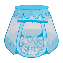Selonis telts Pop Up ar plastmasas bumbiņām 105x90cm/ 300 bumbiņas cena un informācija | Rotaļlietas zīdaiņiem | 220.lv