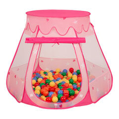 Игровая палатка с пластиковыми шариками Selonis Pop Up, 105x90 см/300 шариков, для детей, голубой: бирюзовый-голубой-жёлтый-прозрачный цвет цена и информация | Игрушки для малышей | 220.lv