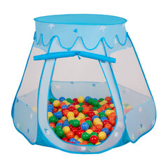 Selonis telts Pop Up ar plastmasas bumbiņām 105x90cm/ 300 bumbiņas cena un informācija | Rotaļlietas zīdaiņiem | 220.lv