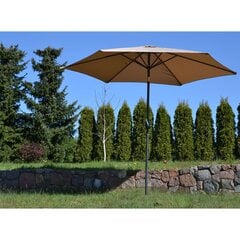 Уличный зонт Saska Garden, бежевый цена и информация | Зонты, маркизы, стойки | 220.lv